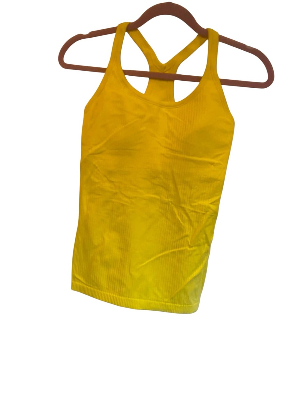 NWT Lululemon Ebb to Street Tank YELLOW Size 6